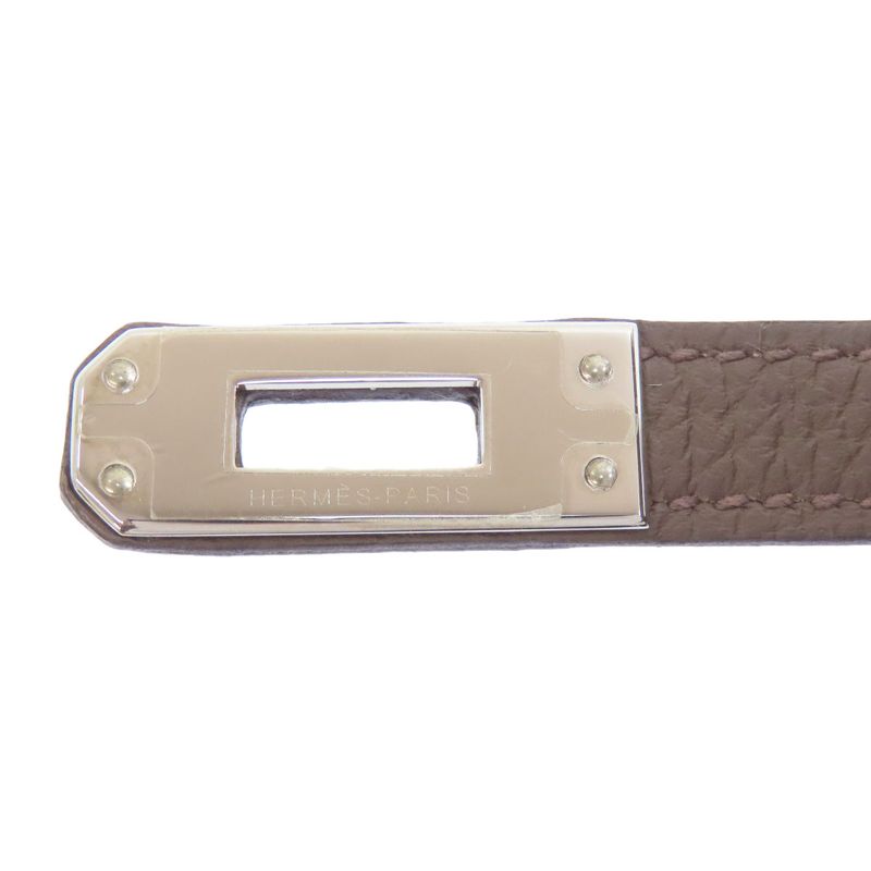 Hermes Birkin 25 Silver Hardware Handbag Togo Women