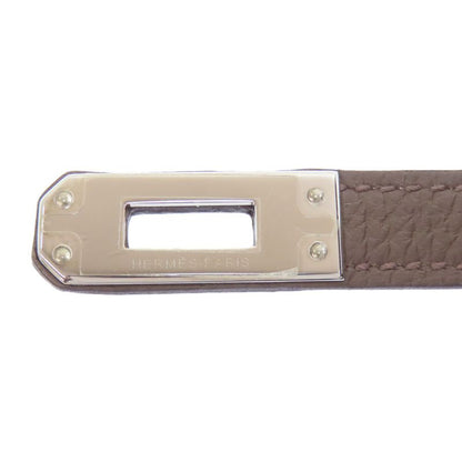 Hermes Birkin 25 Silver Hardware Handbag Togo Women