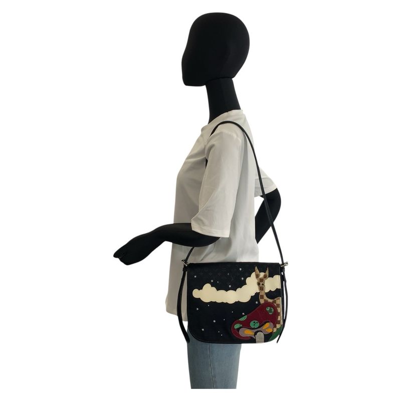 Louis Vuitton Mini Monogram Comte De Fe Musette Black M92273 Shoulder Bag