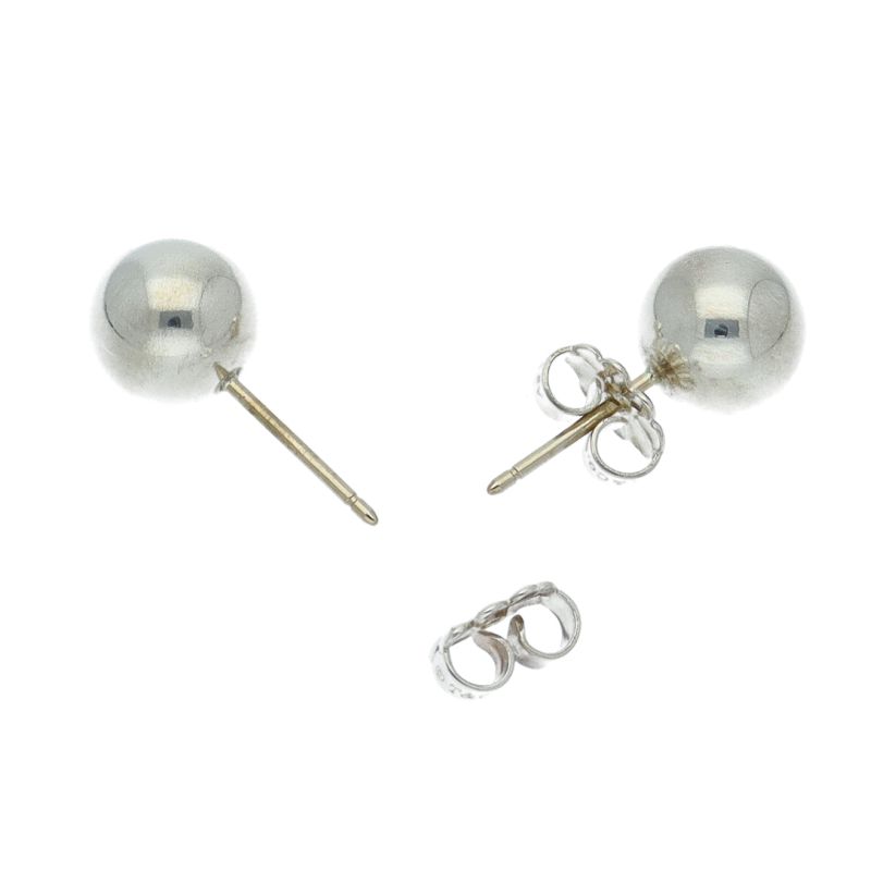 Tiffany & Co Hardware Ball Earrings Sv925 Ladies