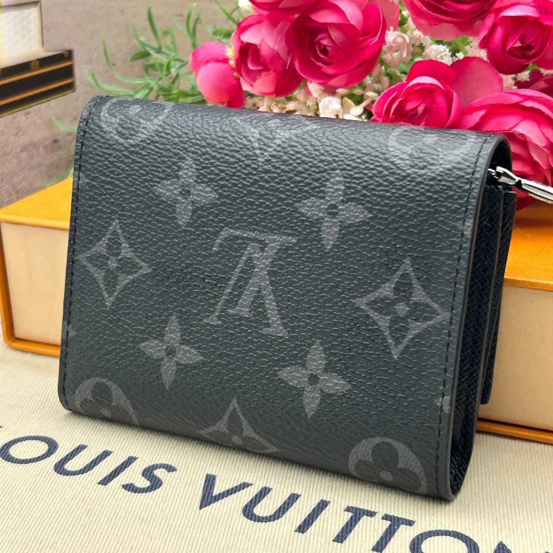 Louis Vuitton Monogram Eclipse Victor Wallet Folded — view 2