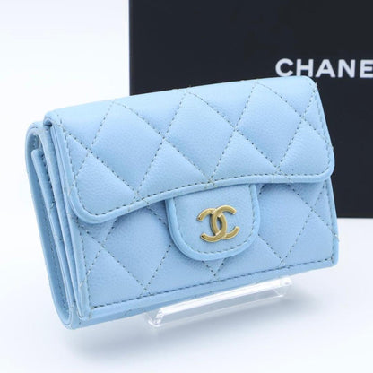 Chanel Timeless Classic Caviar Leather Trifold Wallet