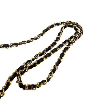 Chanel Mini Quilted Chain Shoulder Bag Turnlock Black — view 7