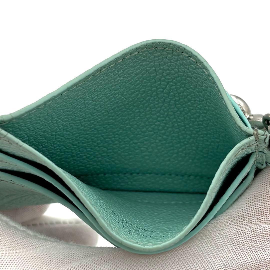 Louis Vuitton Card Case LV Charm Monogram Blue — view 3