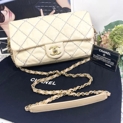 Chanel Quilted Double Flap Bag Chain
