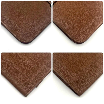 Hermes Dogon GM Togo Wallet Gold Silver Leather — view 6