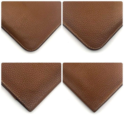Hermes Dogon GM Togo Wallet Gold Silver Leather — view 7