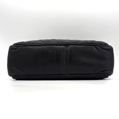 Chanel Quilted Tote Bag Chain Lambskin Black — view 7