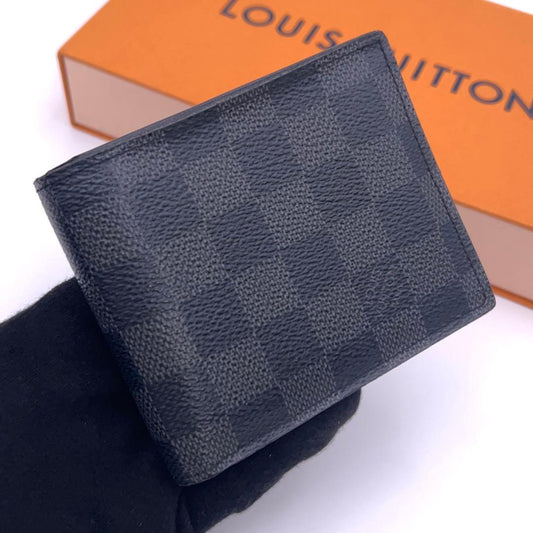 Louis Vuitton New Damier Graphite Portefeuille Marco Bifold Wallet