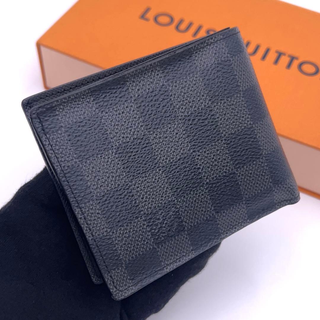 Louis Vuitton New Damier Graphite Portefeuille Marco Bifold Wallet — view 2