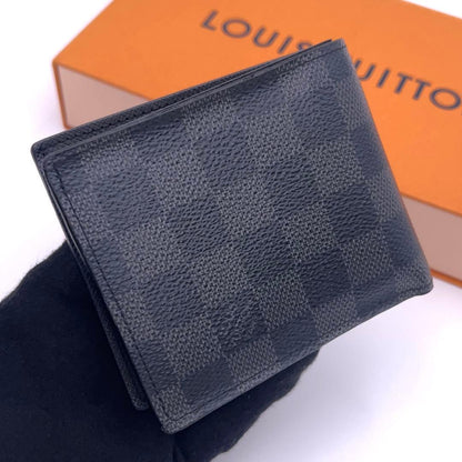 Louis Vuitton New Damier Graphite Portefeuille Marco Bifold Wallet — view 2