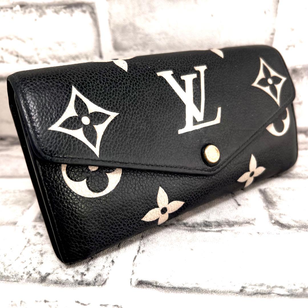 Louis Vuitton Bicolor Empreinte Portefeuille Sarah Wallet