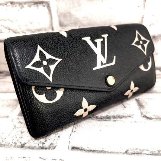 Louis Vuitton Bicolor Empreinte Portefeuille Sarah Wallet