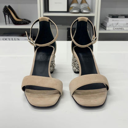 Hermes Gram 60 Chaine D'ancre Metal Sandals — view 4