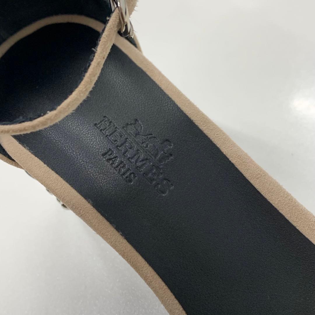 Hermes Gram 60 Chaine D'ancre Metal Sandals — view 8