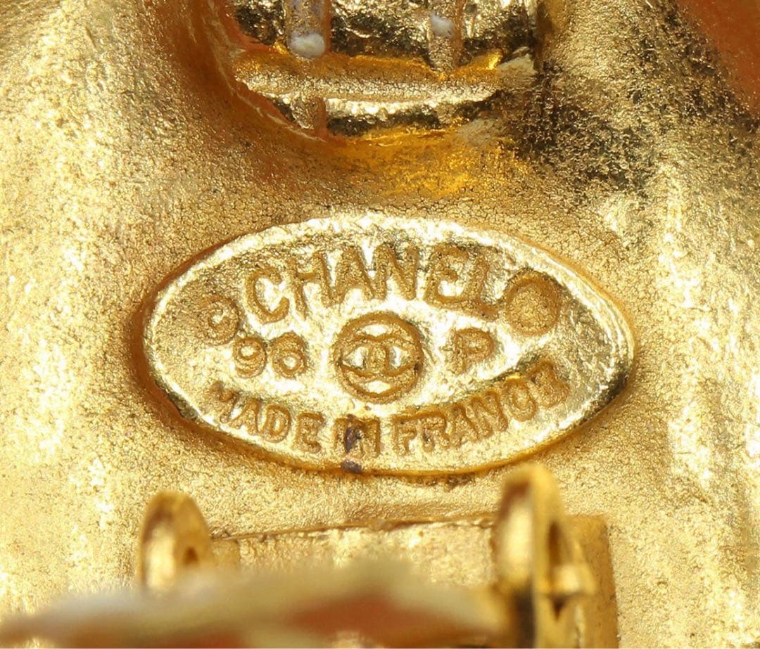 Chanel Coco Mark Rhombic Earrings