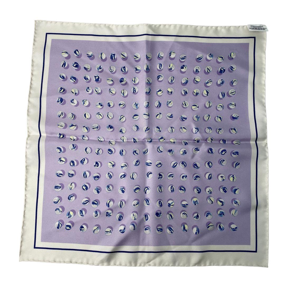Hermes Gavroche Carre 45 Marble Scarf Bandana Silk
