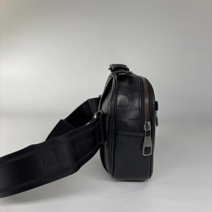 Louis Vuitton Damier Infini Ambler Black Belt Bag — view 4