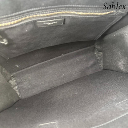 Saint Laurent YSL 631682 North South Tote Bag Black