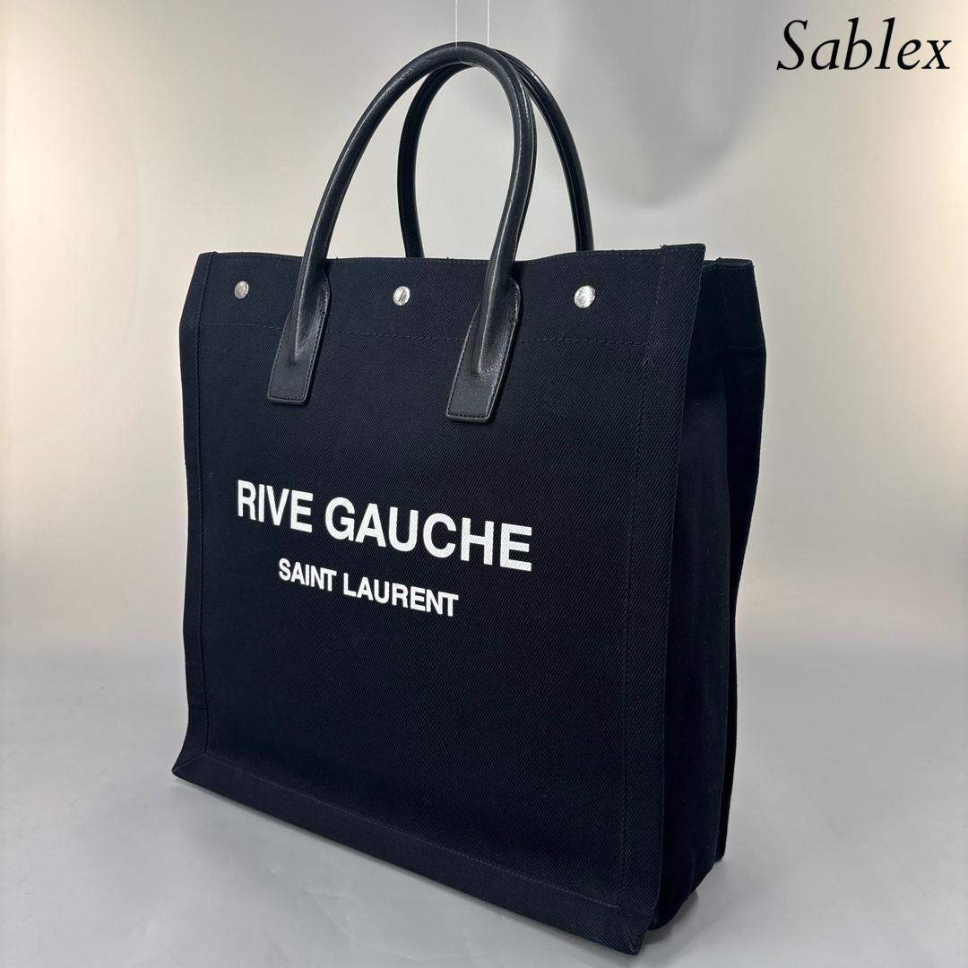 Saint Laurent YSL 631682 North South Tote Bag Black