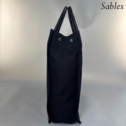 Saint Laurent YSL 631682 North South Tote Bag Black