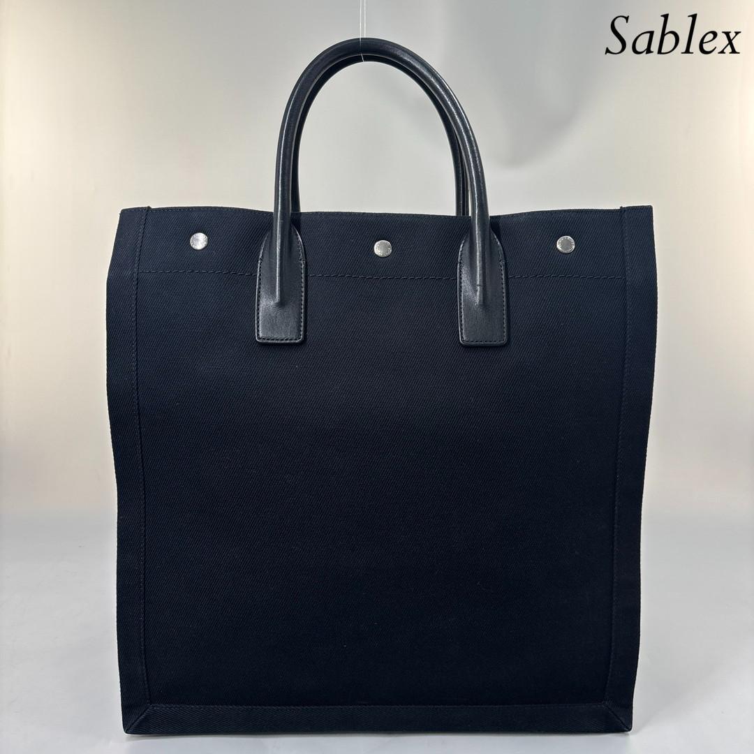 Saint Laurent YSL 631682 North South Tote Bag Black