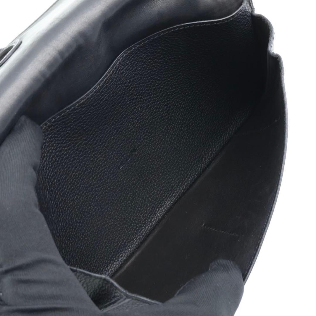 Hermes Dogon GM Taurillon Black Gold Wallet — view 5