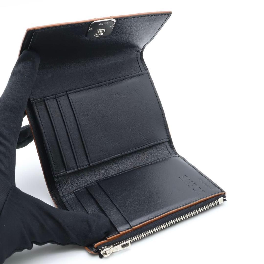 Loewe Trifold Wallet Black Anagram — view 5