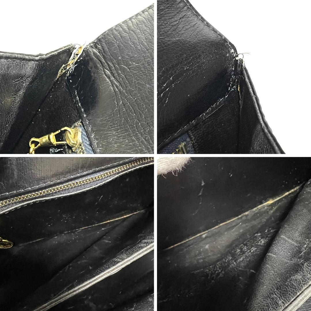 Celine Vintage Carriage Hardware Leather Shoulder Bag Hb02235