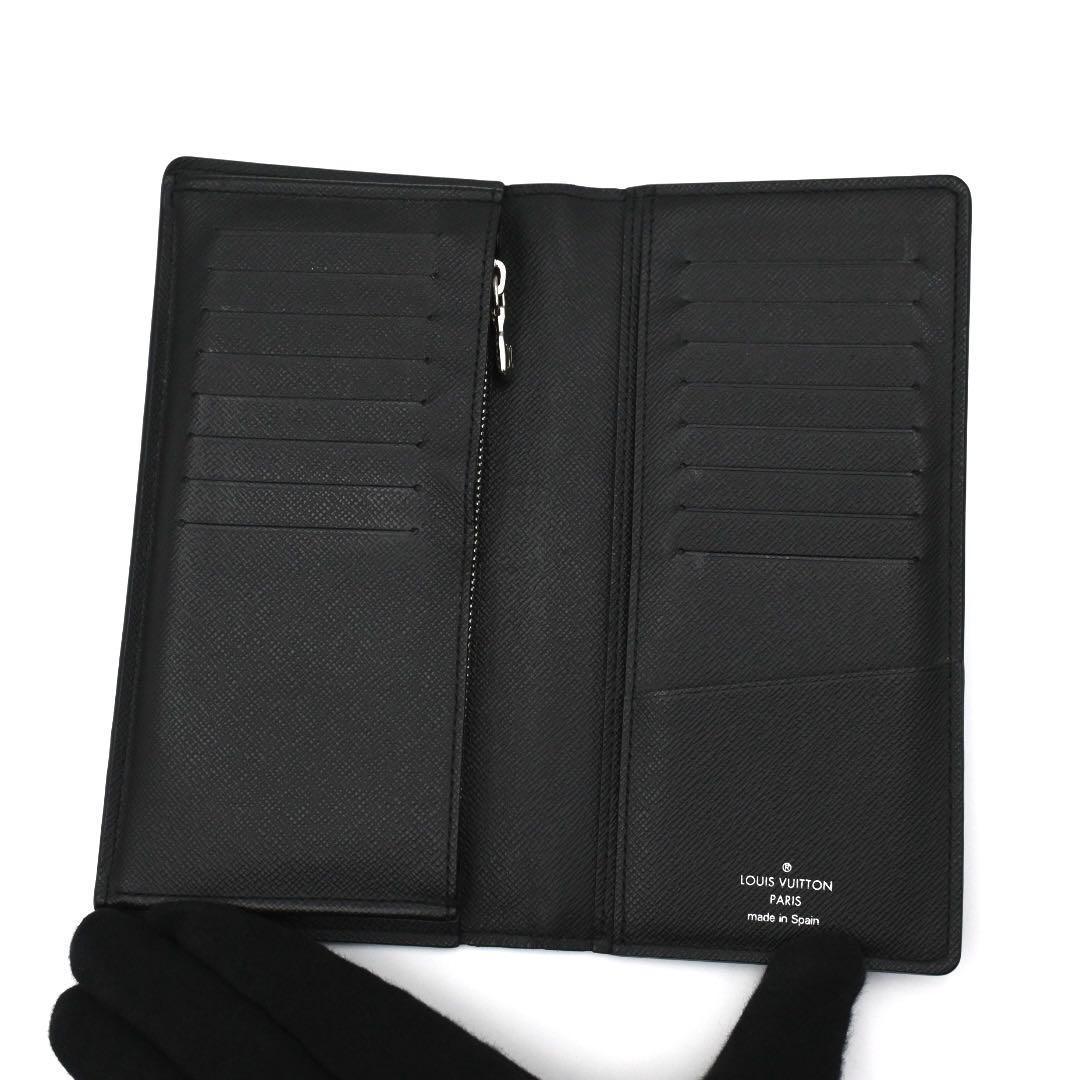 Louis Vuitton Damier Graphite Portefeuille Brazza Limited Black Wallet — view 3