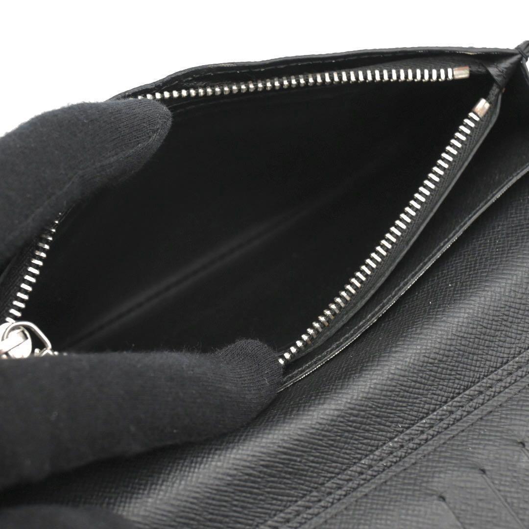 Louis Vuitton Damier Graphite Portefeuille Brazza Limited Black Wallet — view 4