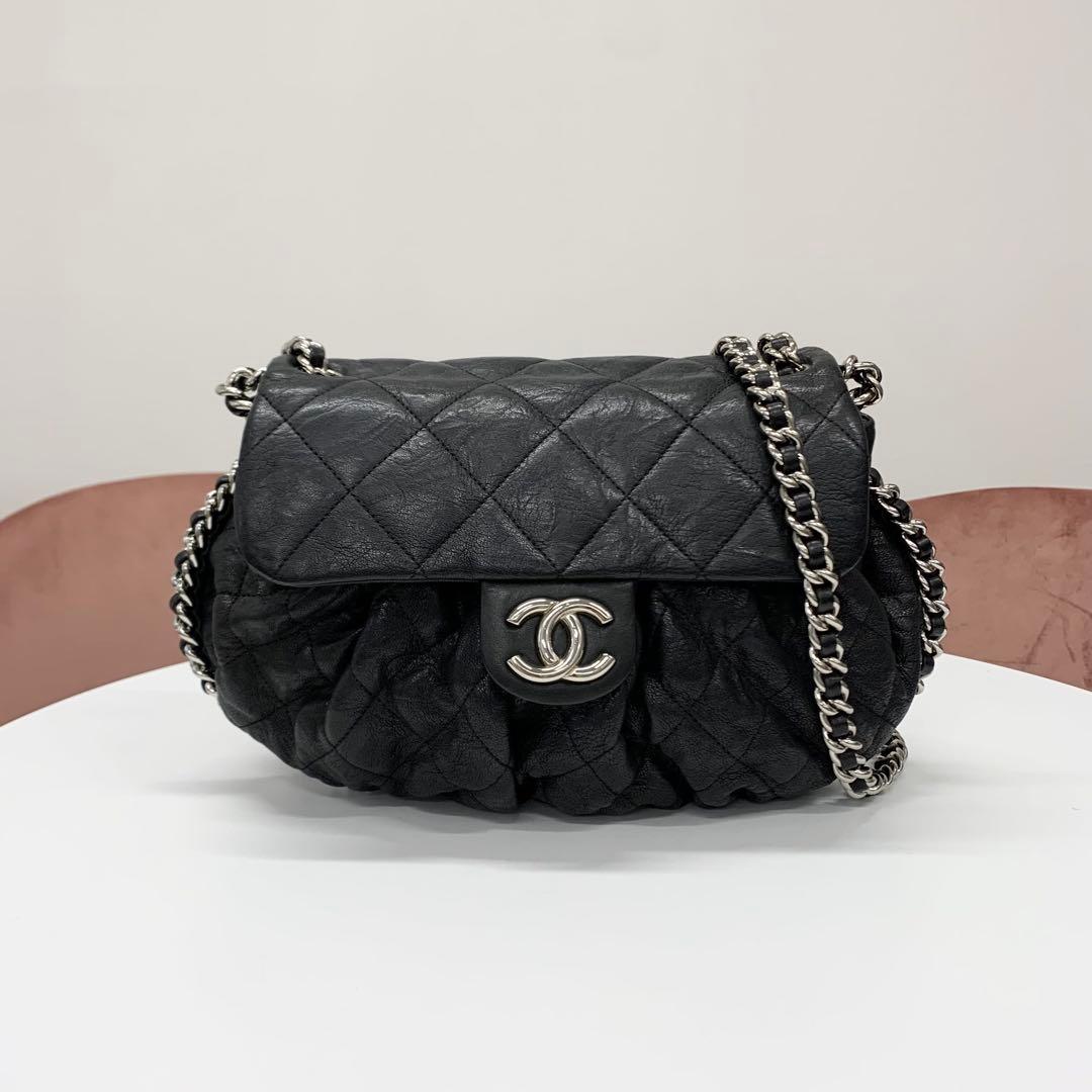 Chanel Quilted Lambskin Chain Around Shoulder