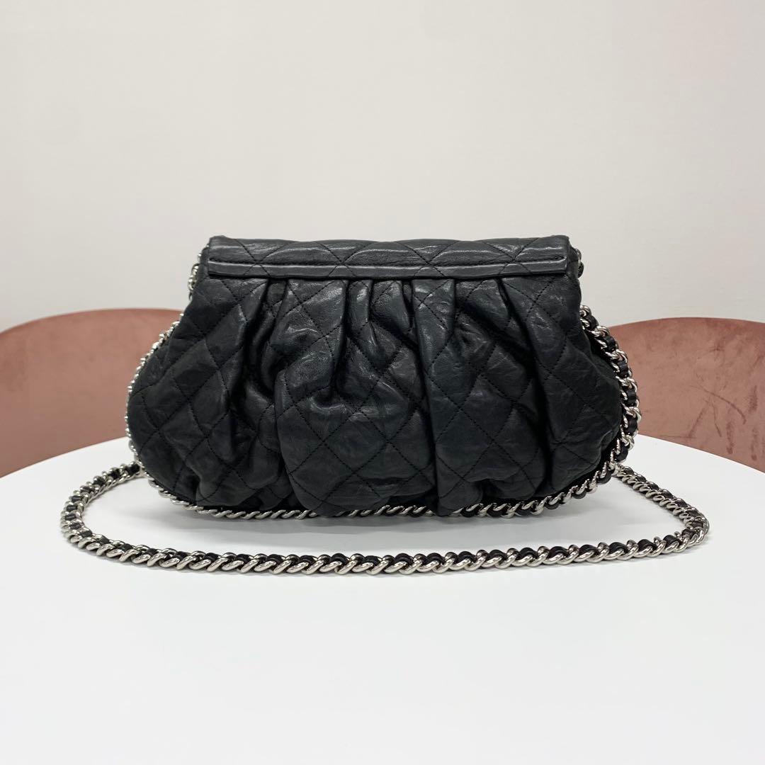 Chanel Quilted Lambskin Chain Around Shoulder — view 3