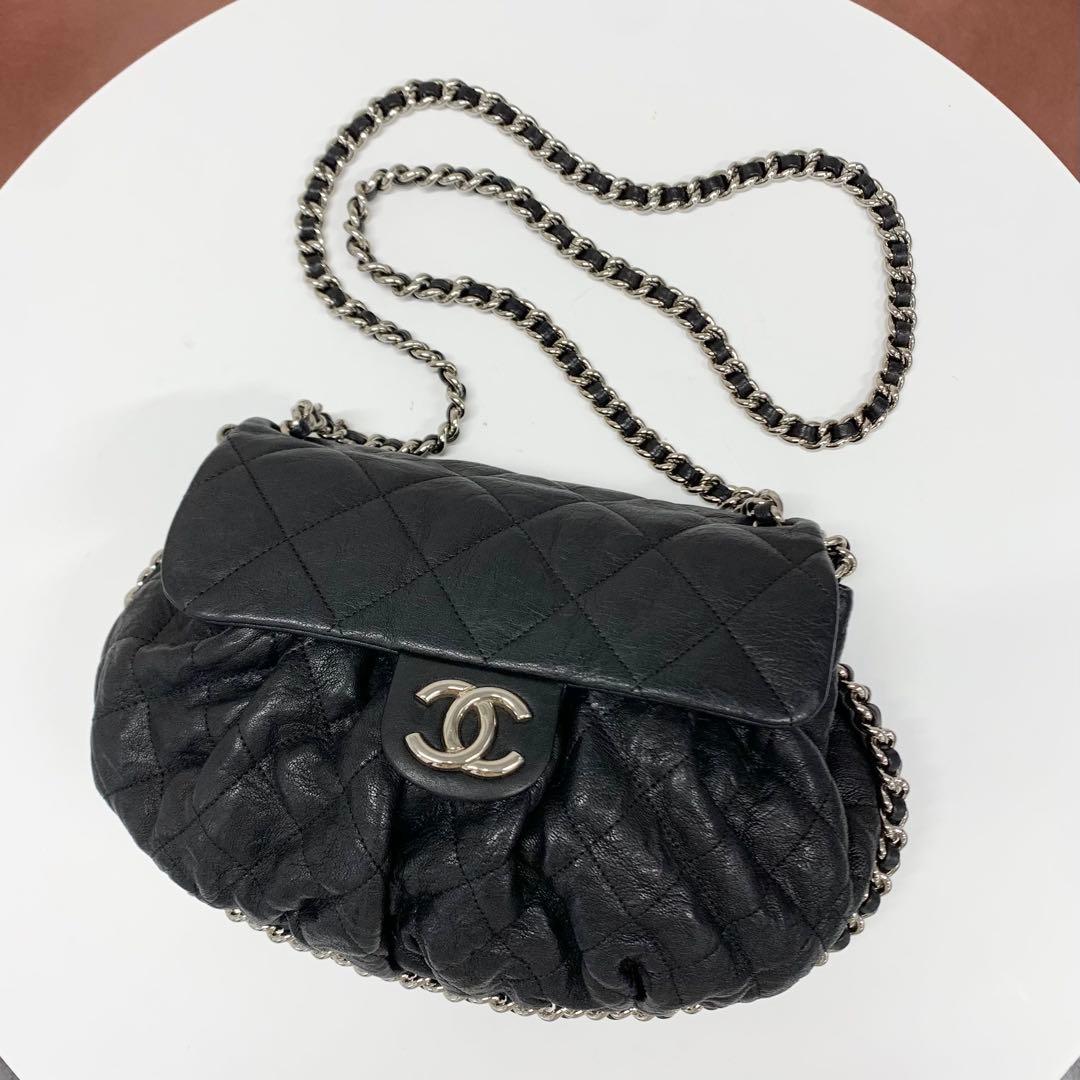 Chanel Quilted Lambskin Chain Around Shoulder — view 5