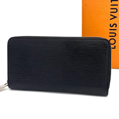 Louis Vuitton Epi Zippy Wallet Noir Black