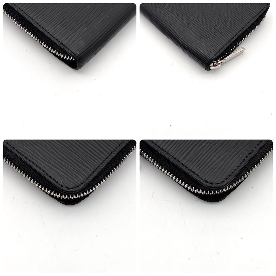 Louis Vuitton Epi Zippy Wallet Noir Black — view 7