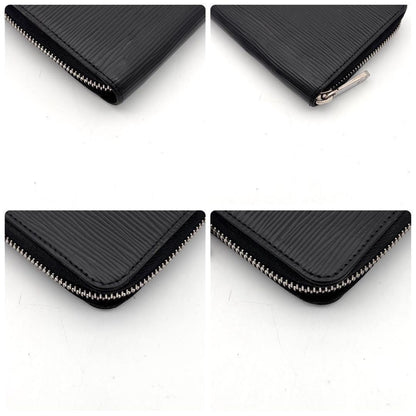 Louis Vuitton Epi Zippy Wallet Noir Black — view 7