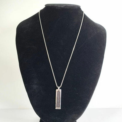 Tiffany & Co Paloma Caliper Black Necklace Men's Eq1e