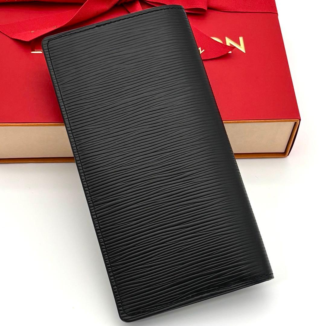 Louis Vuitton Epi Portefeuille Brazza Black Wallet — view 2
