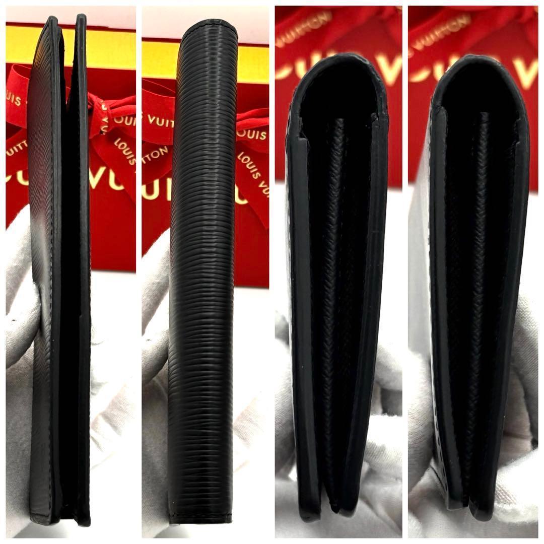 Louis Vuitton Epi Portefeuille Brazza Black Wallet — view 6