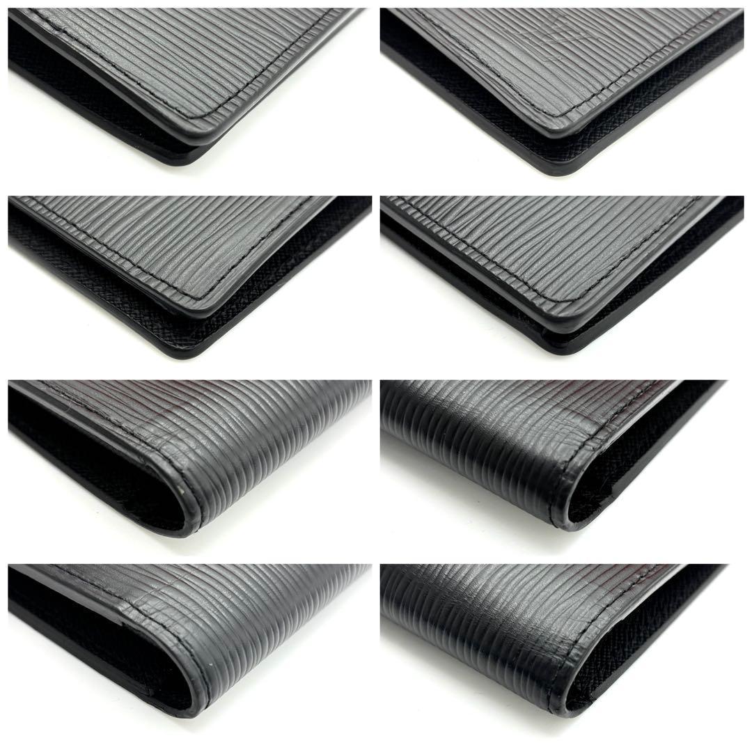 Louis Vuitton Epi Portefeuille Brazza Black Wallet — view 7