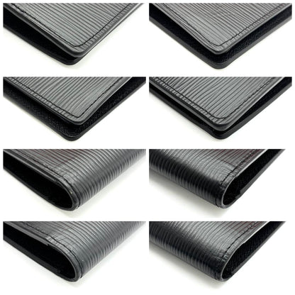 Louis Vuitton Epi Portefeuille Brazza Black Wallet — view 7