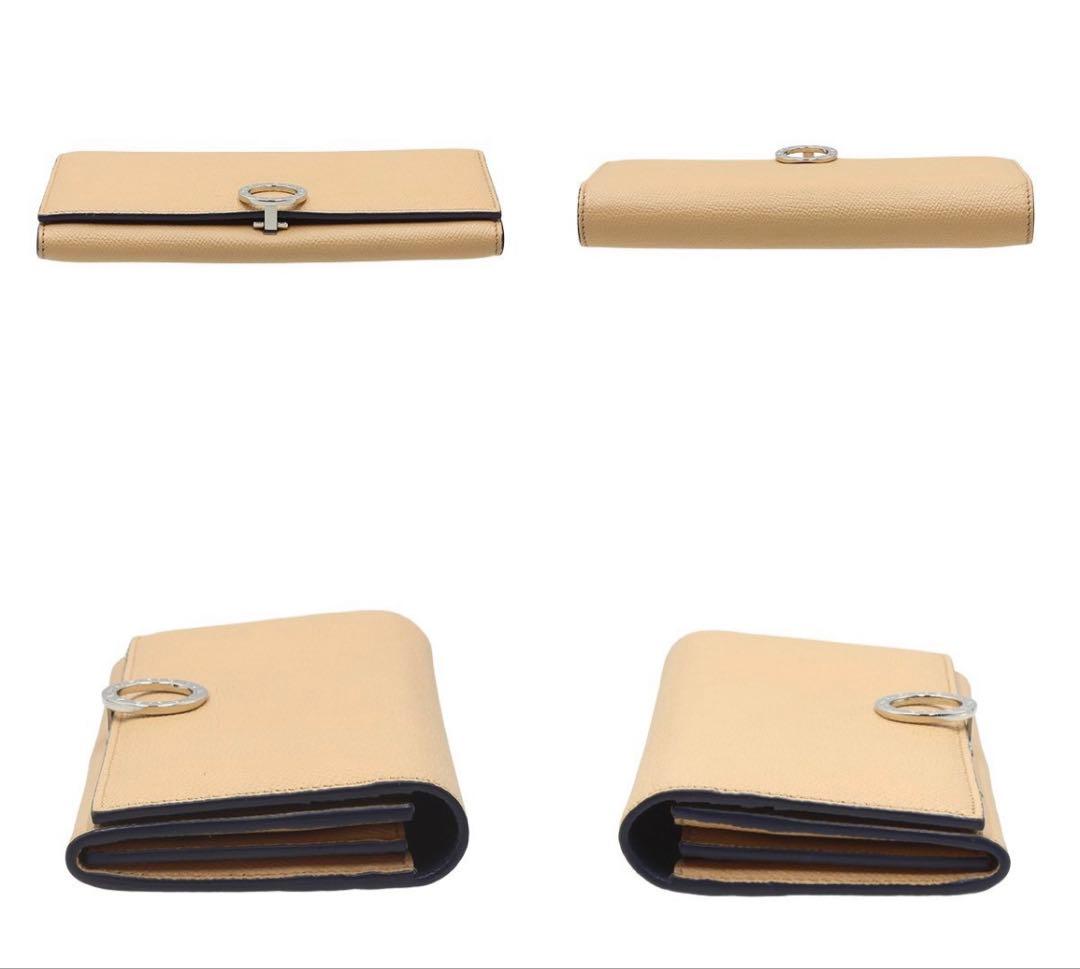 Bvlgari BB Logo Clip Leather Bifold Wallet — view 5