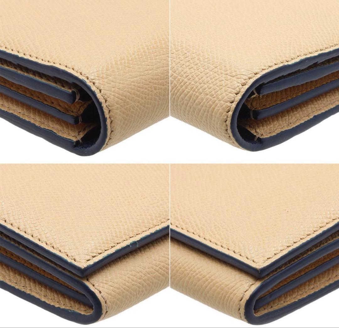 Bvlgari BB Logo Clip Leather Bifold Wallet — view 6