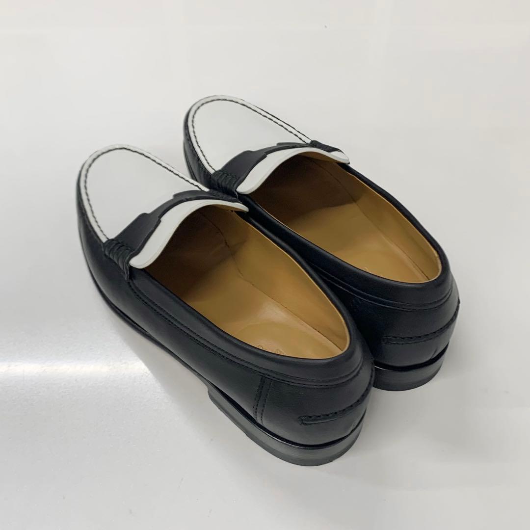 Hermes Kennedy Leather Loafers Bicolor — view 4