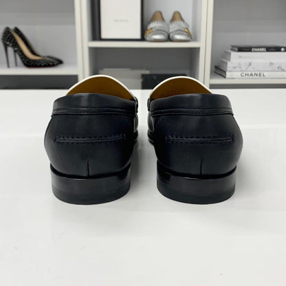Hermes Kennedy Leather Loafers Bicolor — view 5