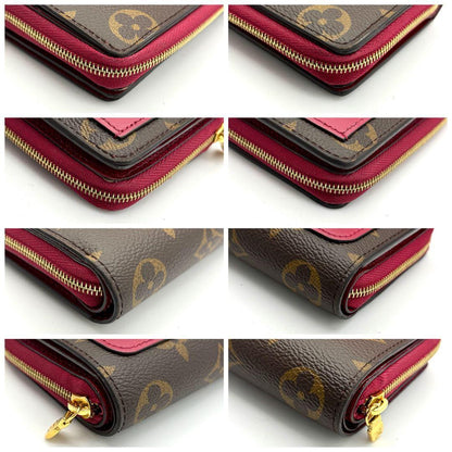 Louis Vuitton Portefeuille Lou Fuchsia Monogram Red Wallet — view 9