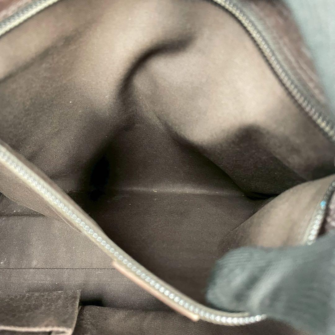 Gucci GG Tote Brown Beige Logo Leather — view 6