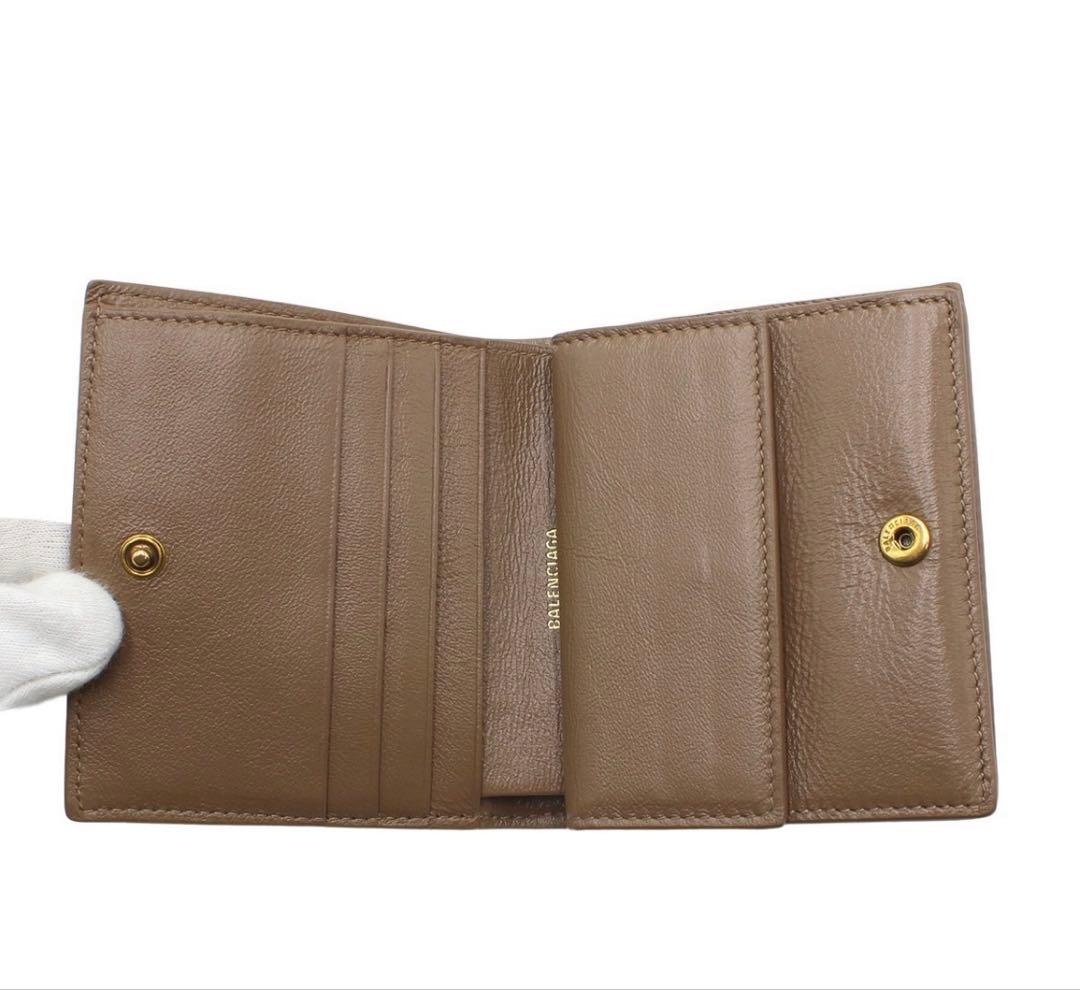 Balenciaga New BB Monogram Logo All Over Pattern Bifold Wallet — view 6