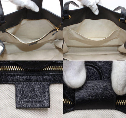 New Gucci Horsebit Leather Tote Bag